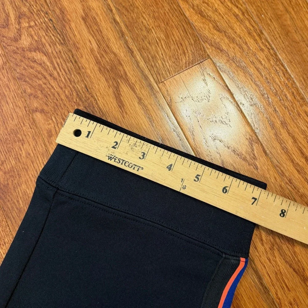 Psycho Bunny Sweatpants Jogger Mens Size 1 XLT Black Side Striped Track Lounge